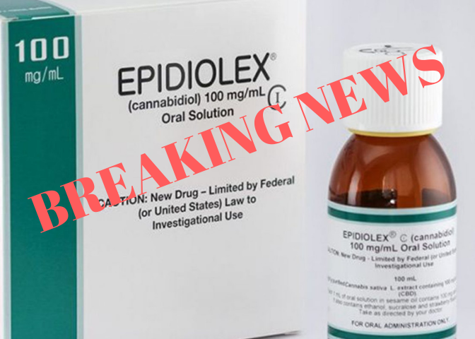 BREAKING NEWS: FDA Approves Epidiolex