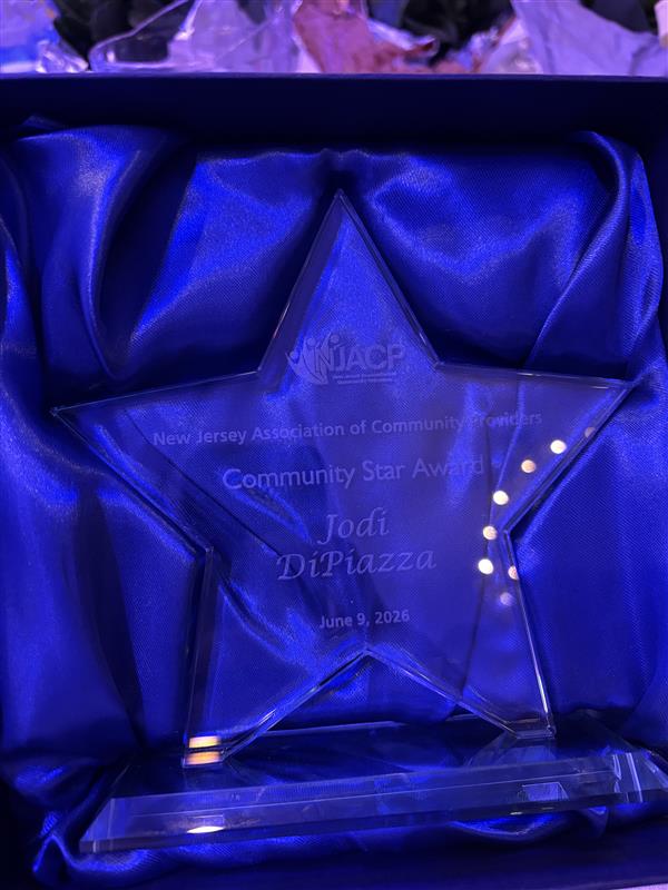 NJACP Community Star Award presented to Jodi DiPiazza during the 2026 STARS Awards