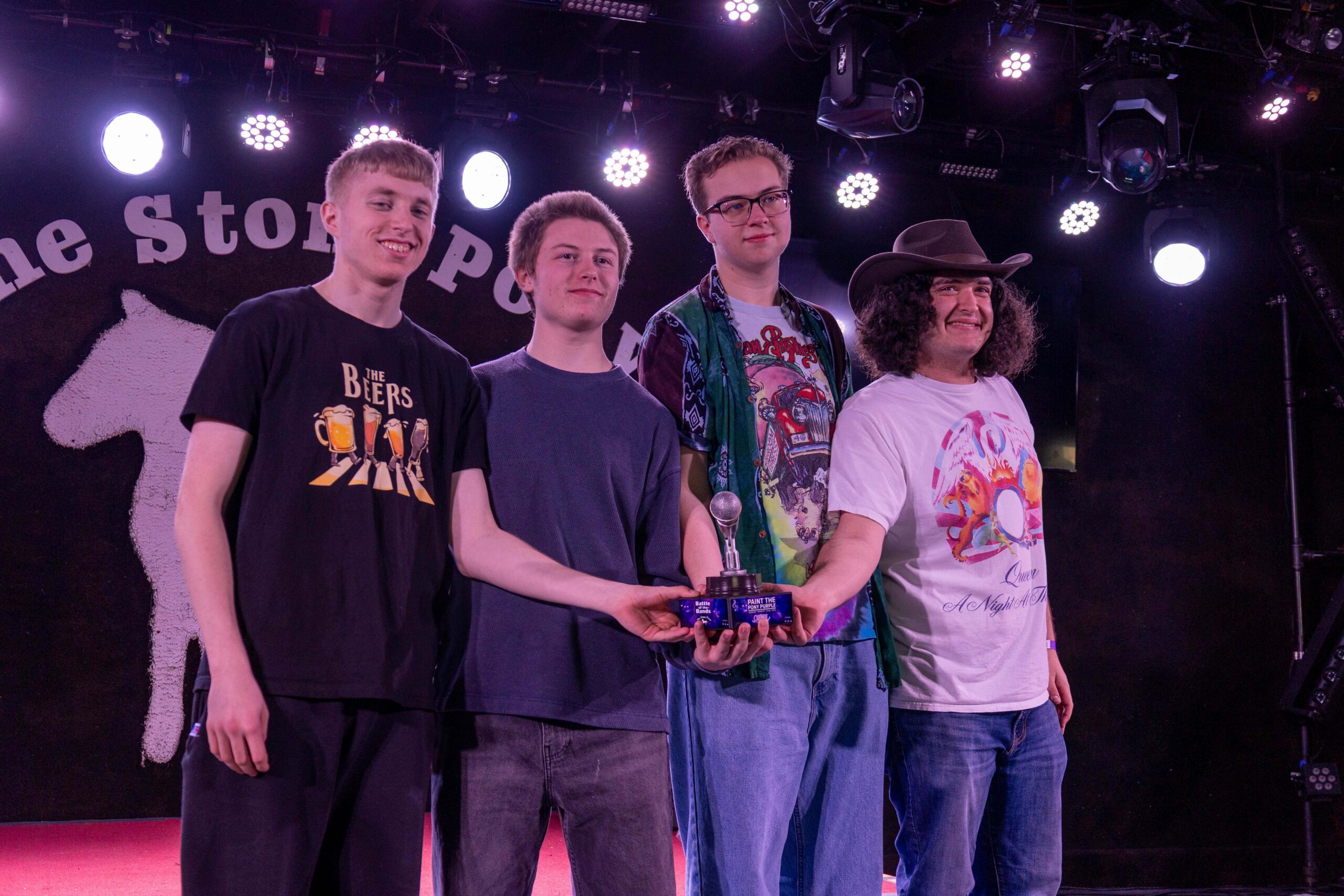 Prominent Slide, this year's Paint the Pony Purple Battle of the Bands winner