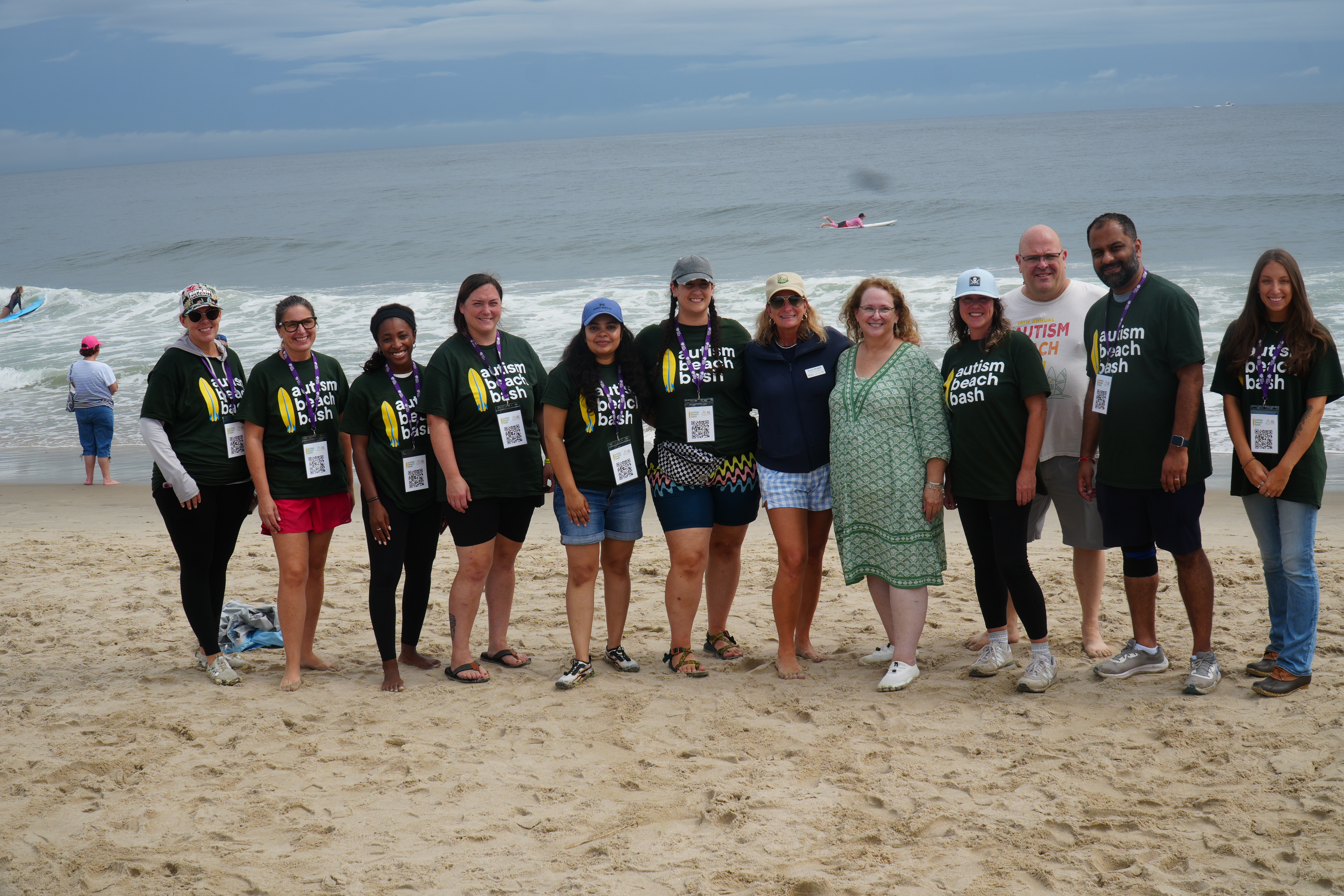 Family Resource Network team at the Autism Beach Bash